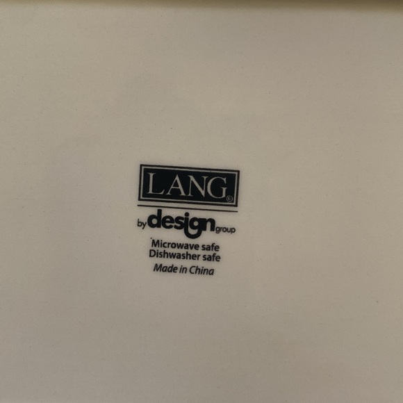 Lang by Design Hand Painted Heart-Themed Serving Platter - Picture 4 of 9